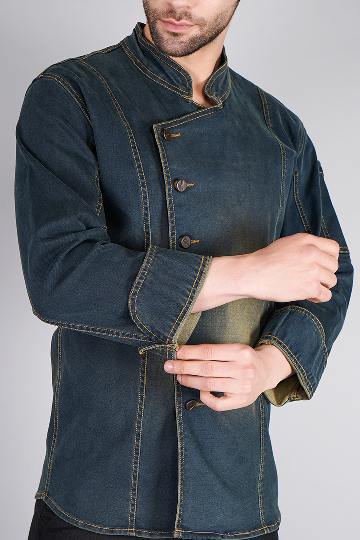 Blue Pinafore Denim Dress