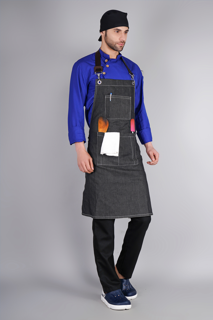 Blue Pinafore Denim Dress